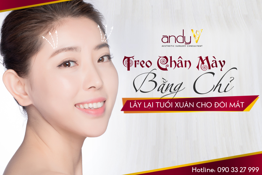 Treo chân mày bằng chỉ 1