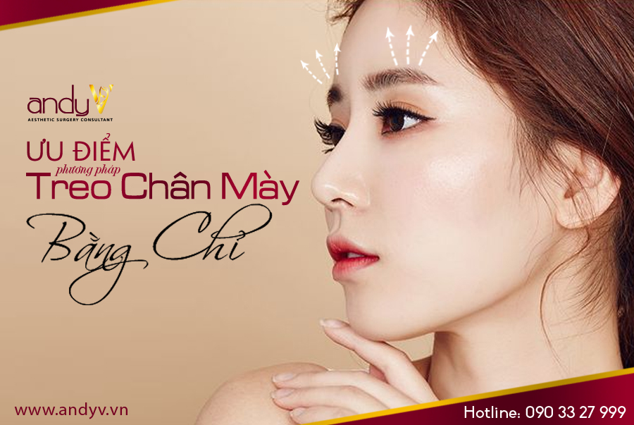 Treo chân mày bằng chỉ 3