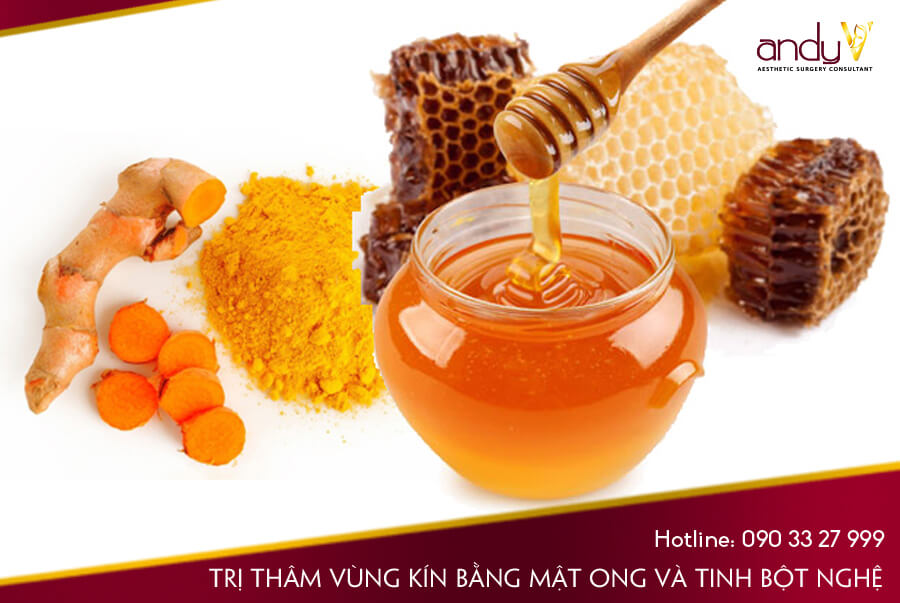 trị thâm vùng kín bằng mật ong 3