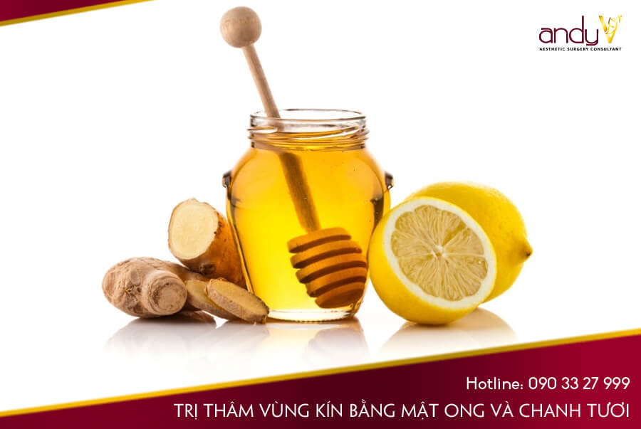 trị thâm vùng kín bằng mật ong 1