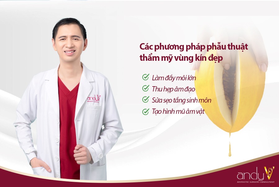 Các phương pháp phẫu thuật thẩm mỹ vùng kín đẹp 