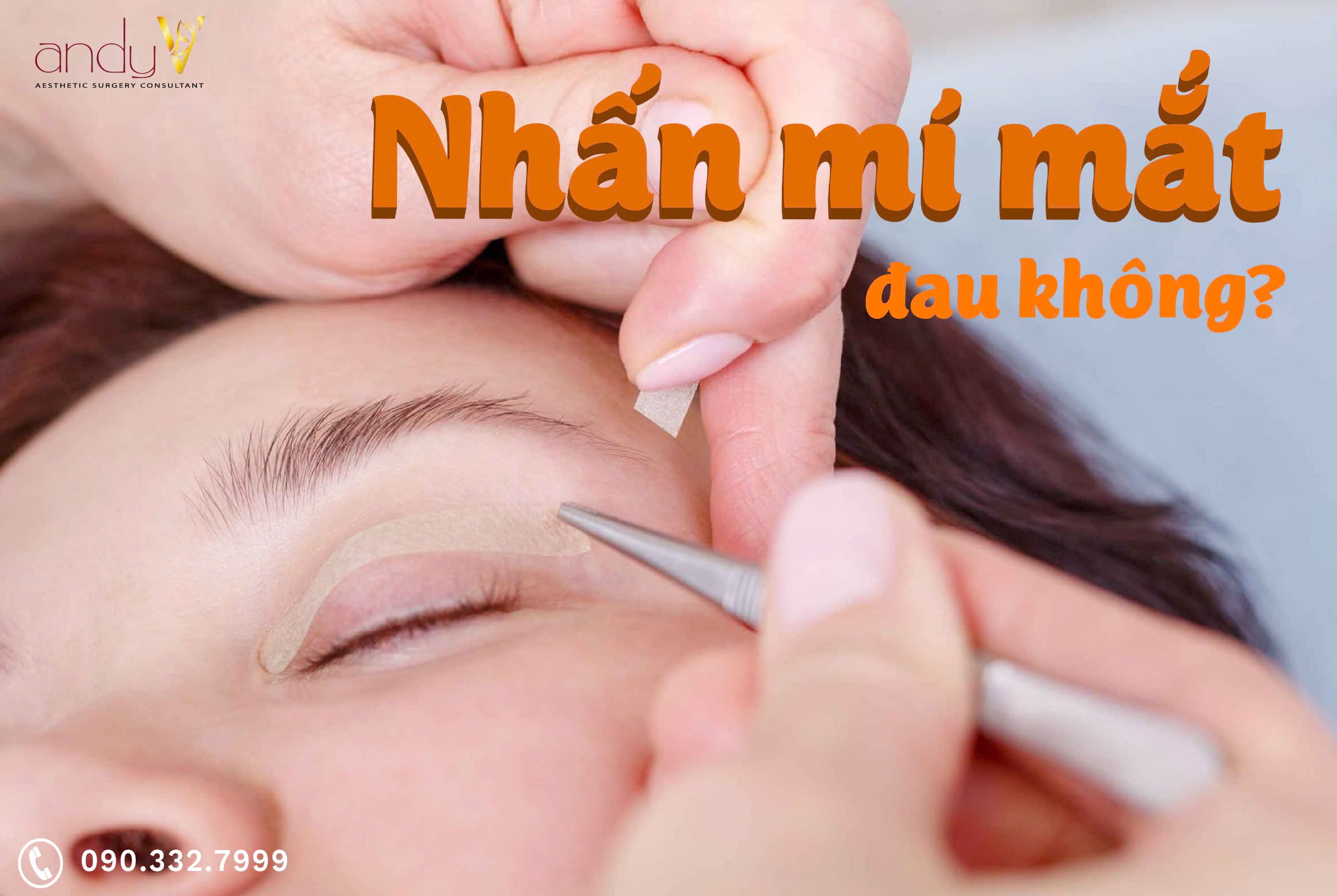 Nhấn mí mắt có đau không?