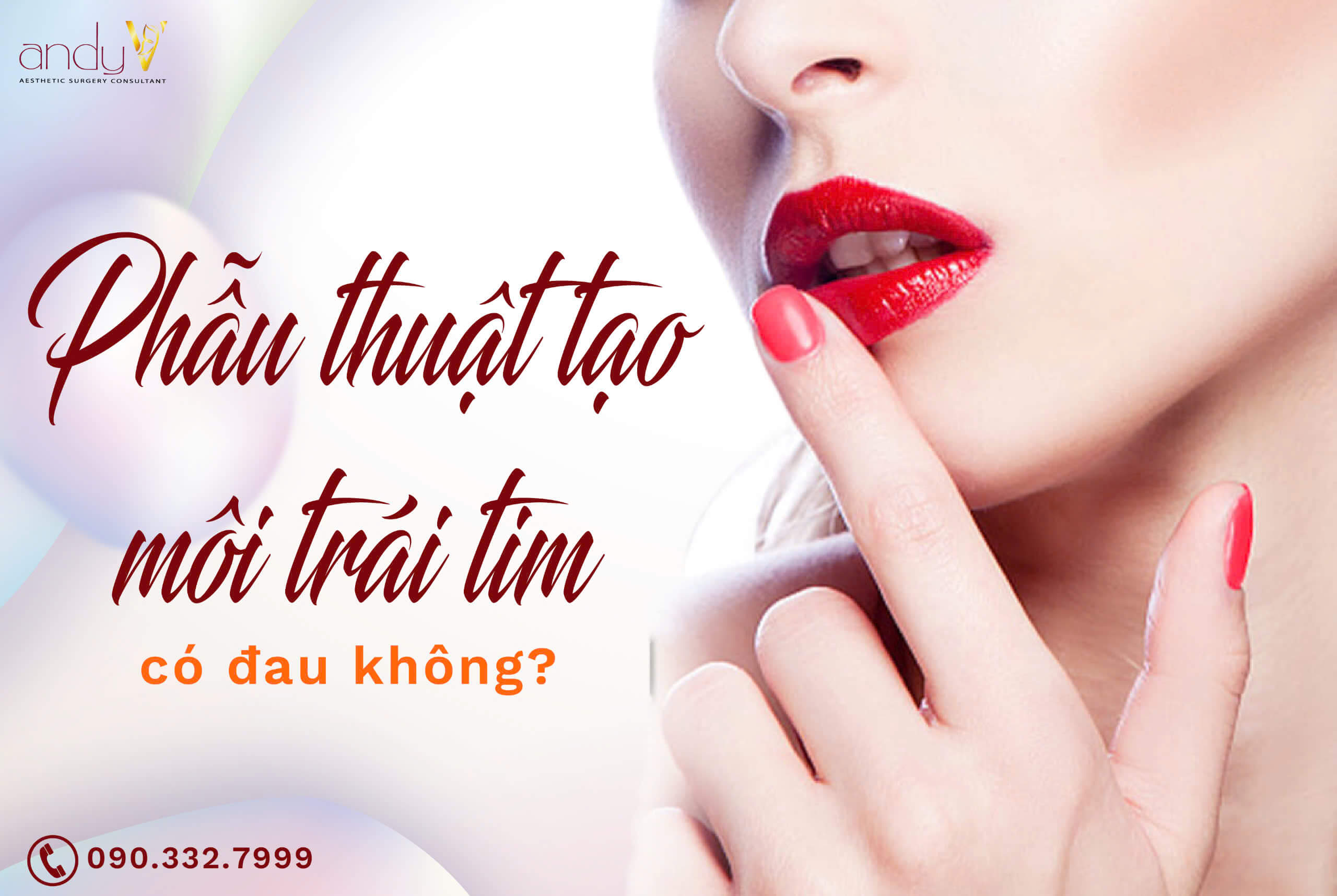 Phẫu thuật tạo môi trái tim có đau không?