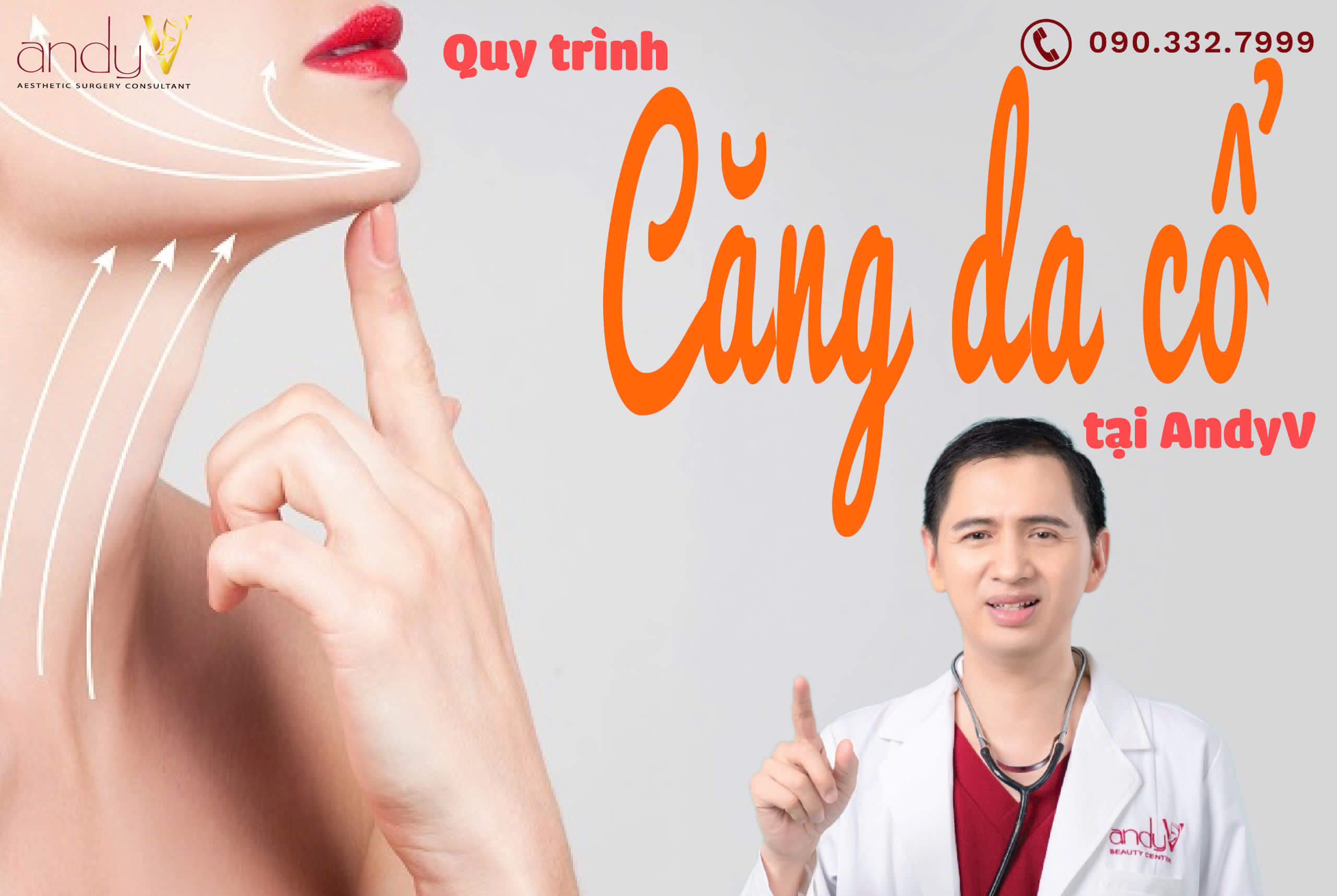 Quy trình căng da cổ