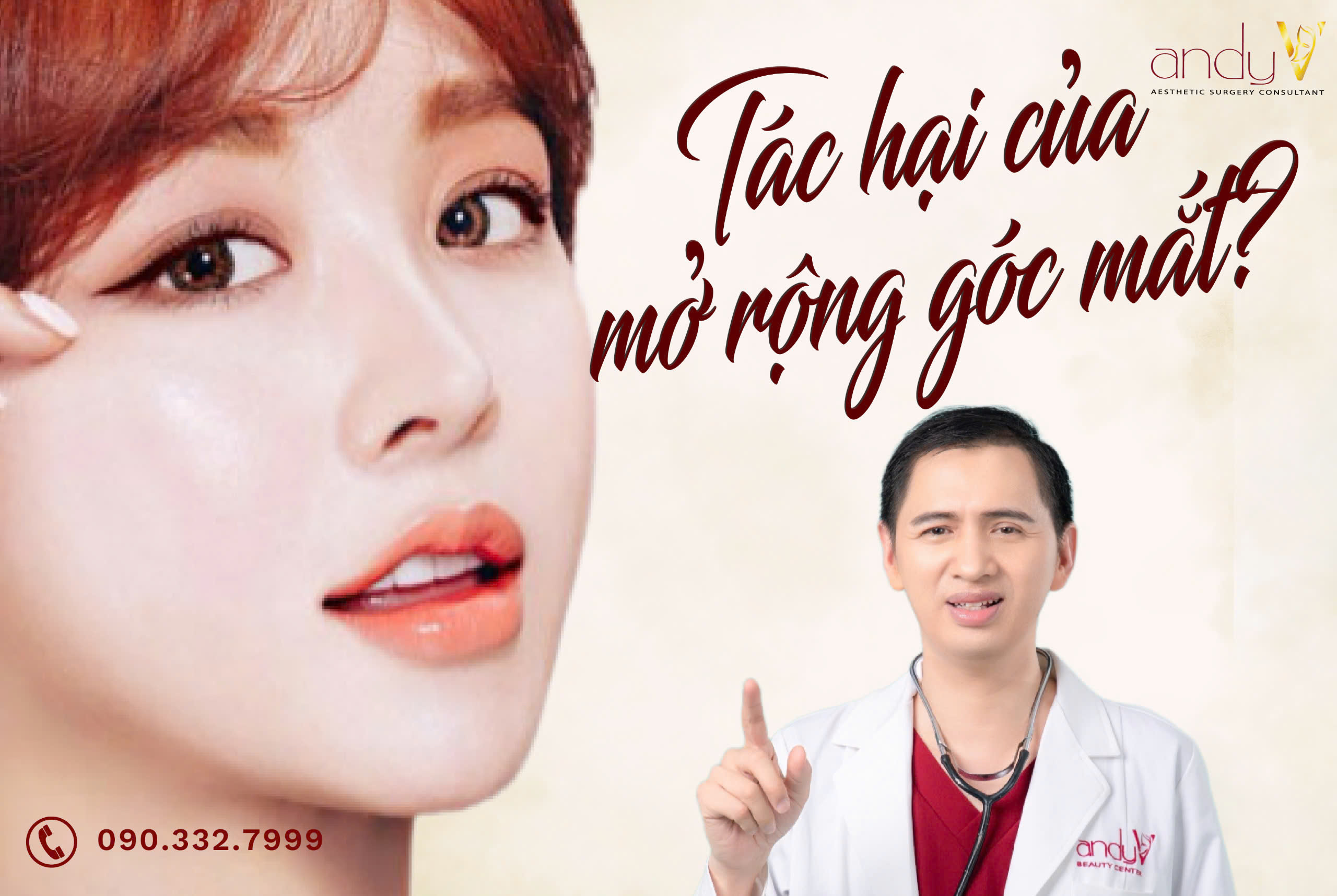 Tác hại mở rộng góc mắt