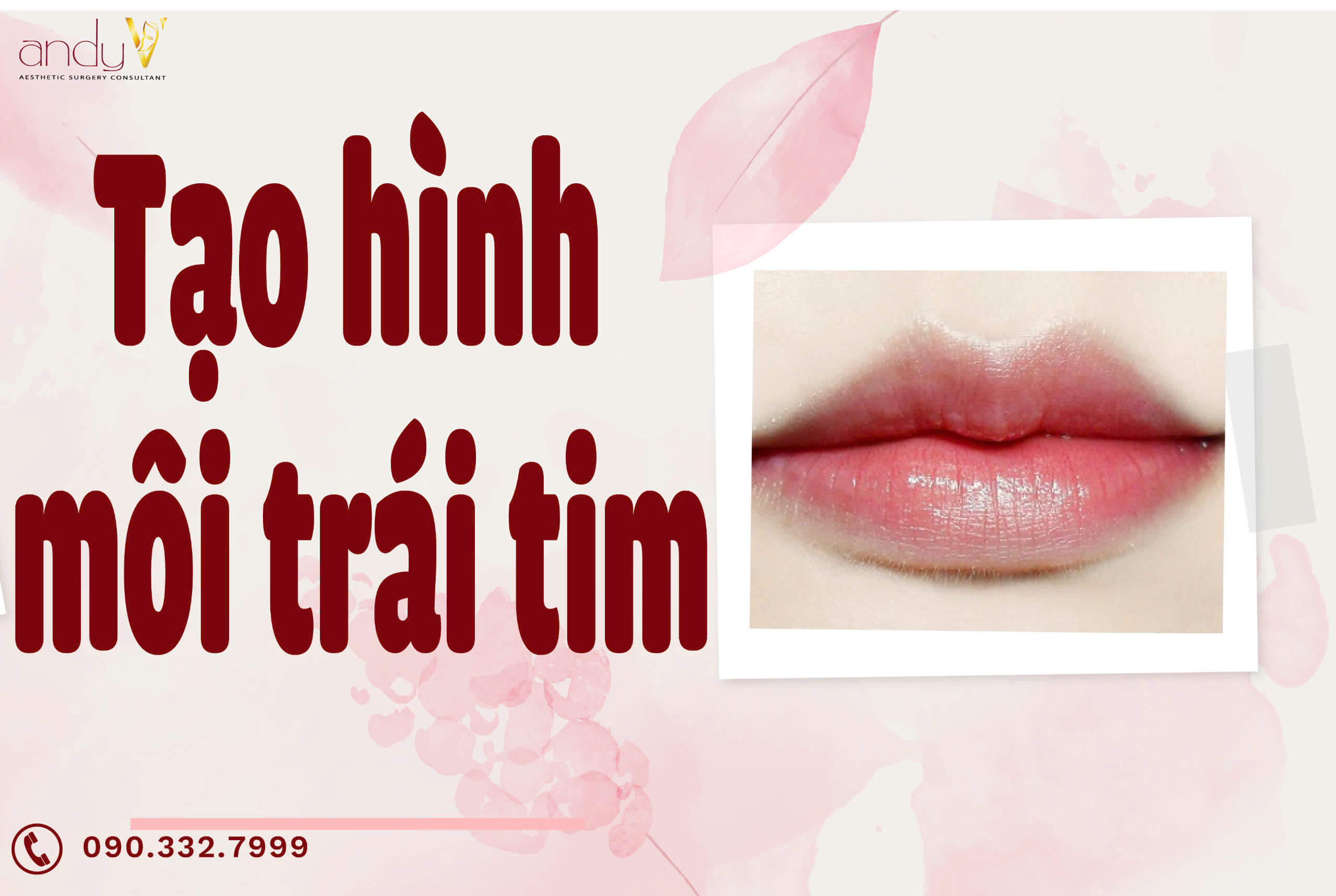 Tạo hình môi trái tim