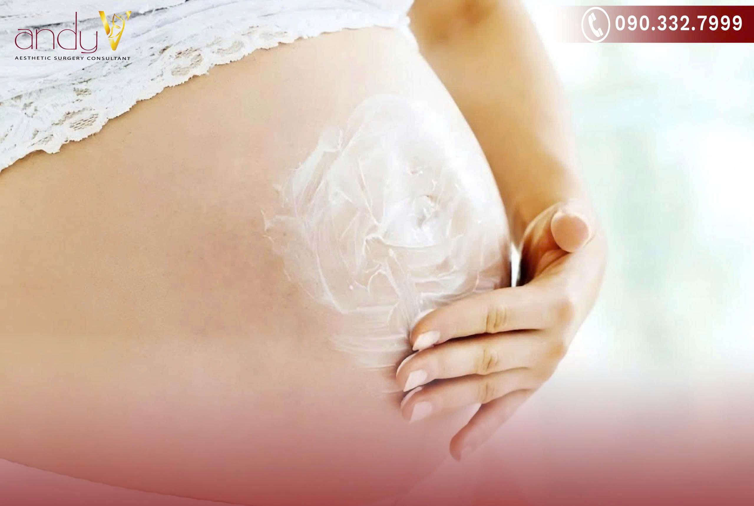 Sử dụng các kem bôi trị rạn da giúp làm mờ vết rạn, tăng độ đàn hồi da