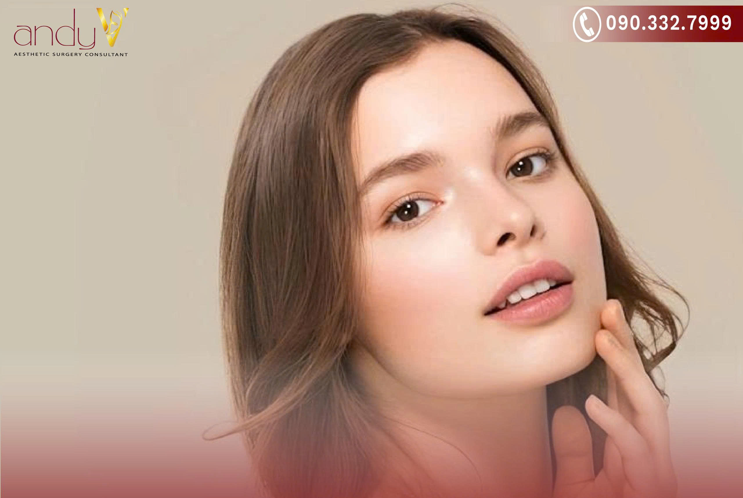 Dáng mũi dọc dừa cao, thẳng, mảnh mai, tôn lên vẻ đẹp khuôn mặt