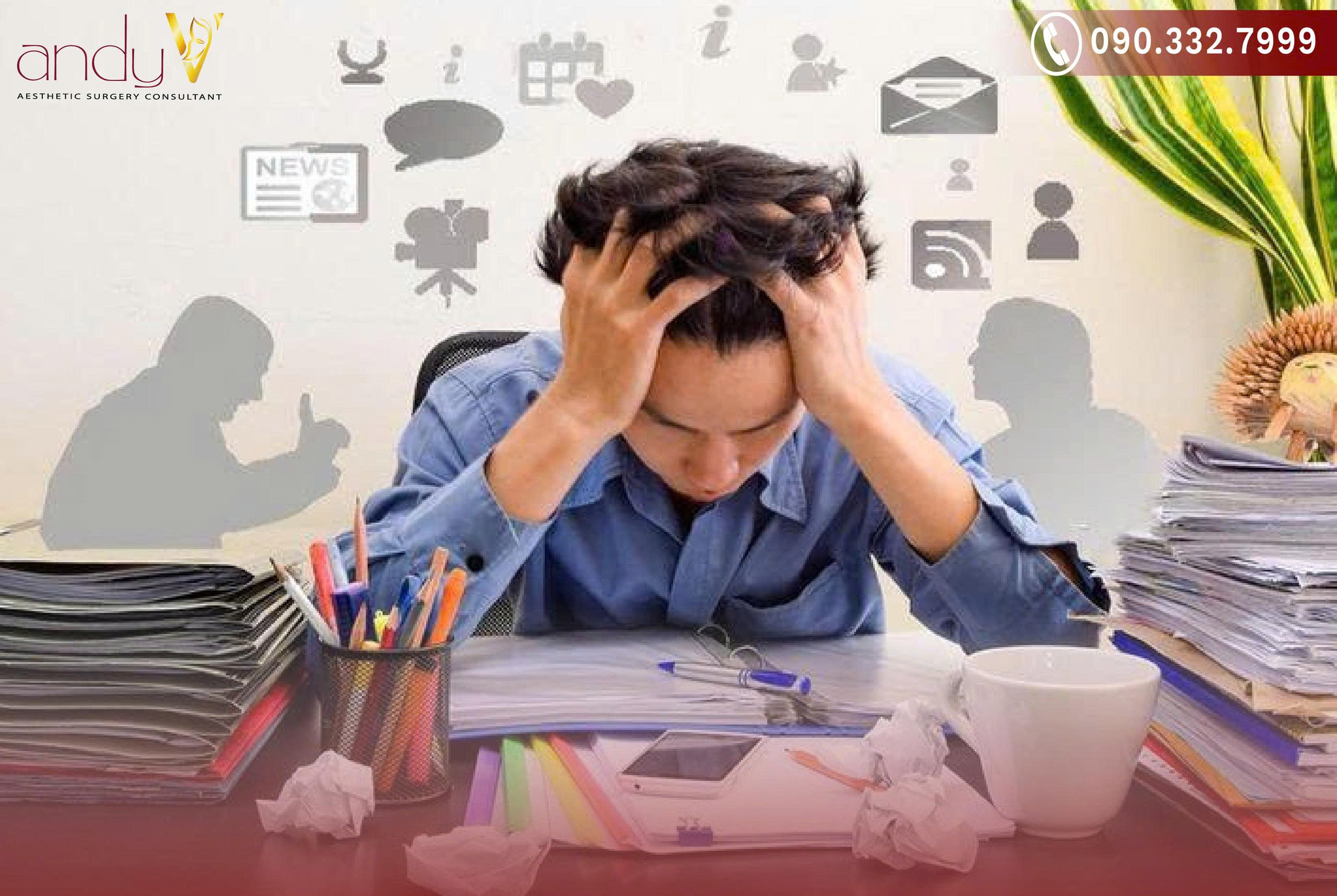 Xuất tinh sớm có thể do tâm lý lo âu, căng thẳng, sinh lý