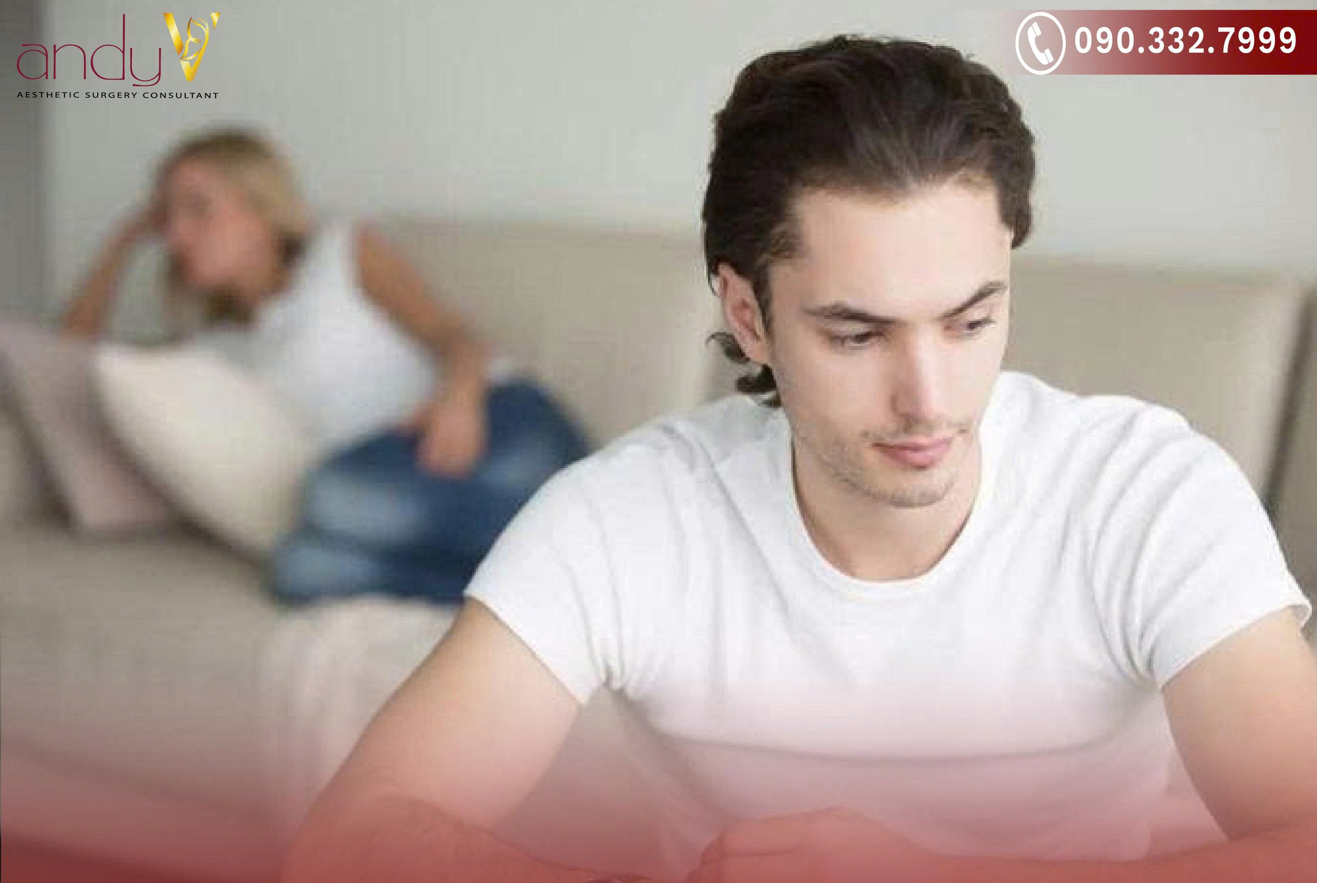 Tình trạng xuất tinh sớm kéo dài khiến cả hai vợ chồng cảm thấy lo lắng, giảm ham muốn, từ đó ảnh hưởng đến quá trình thụ thai tự nhiên