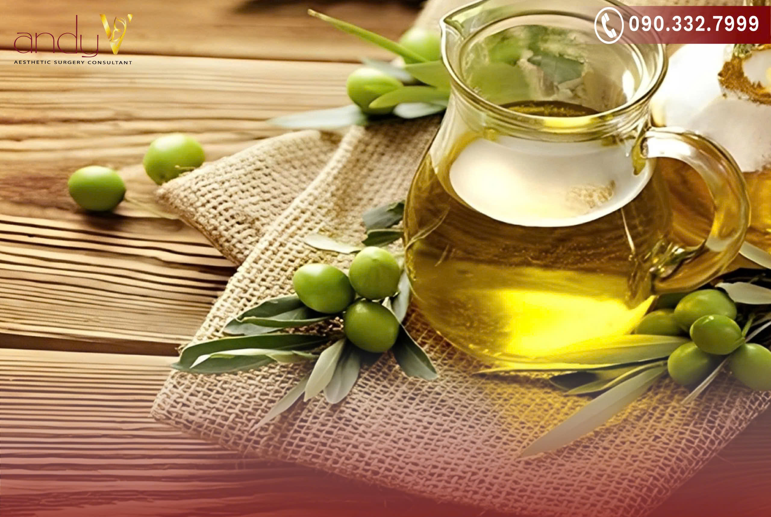 Dầu ô liu chống viêm, làm dịu mô sưng tấy