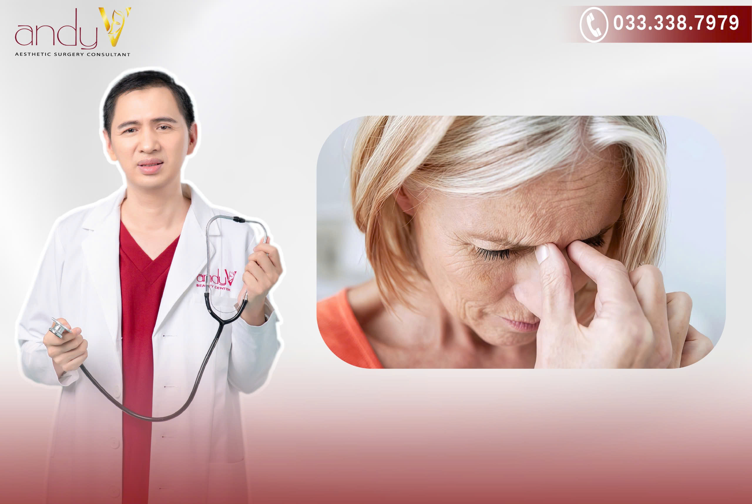 Mũi có thể bị gồ ghề, hoặc xuất hiện điểm gãy khúc