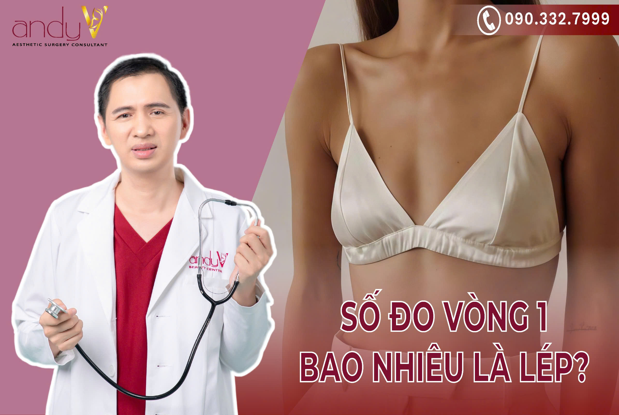 Số đo vòng 1 bao nhiêu là lép?