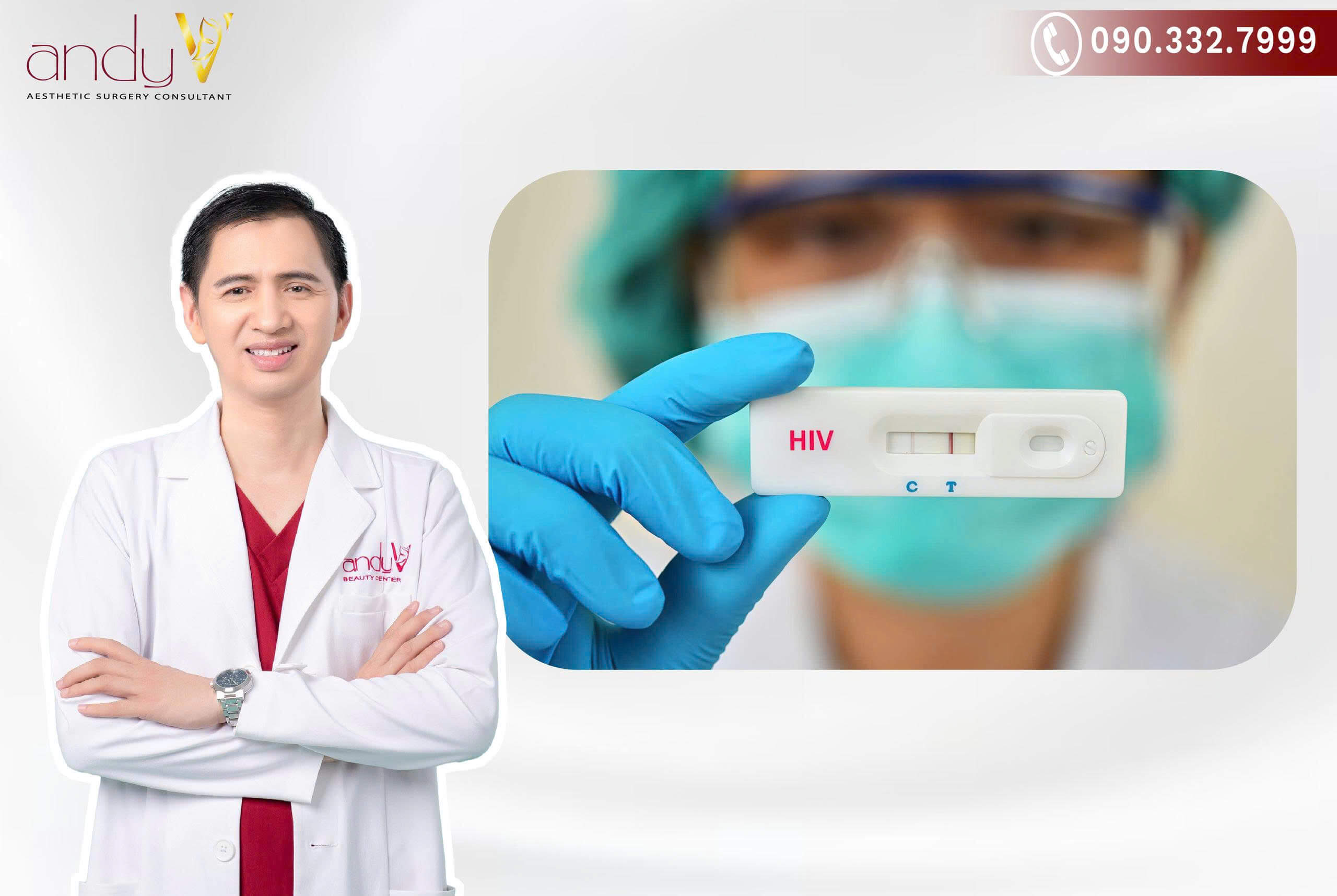 Cần test HIV nếu có các triệu chứng