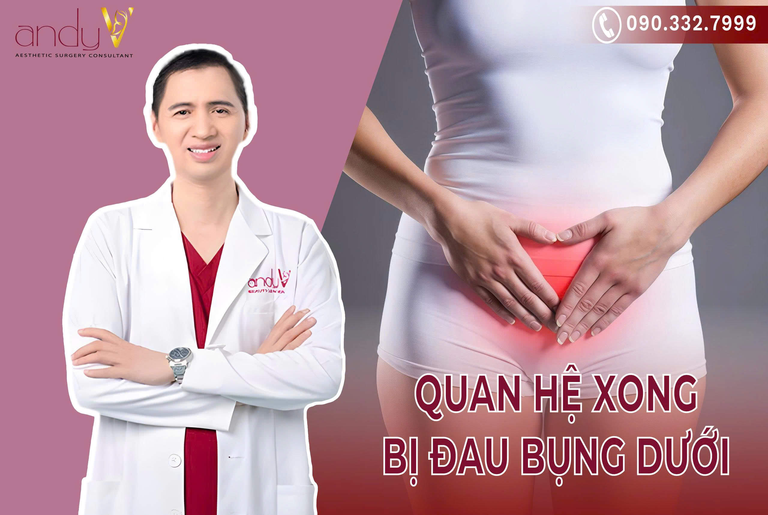 Quan hệ tình dục xong bị đau bụng dưới là bệnh gì?
