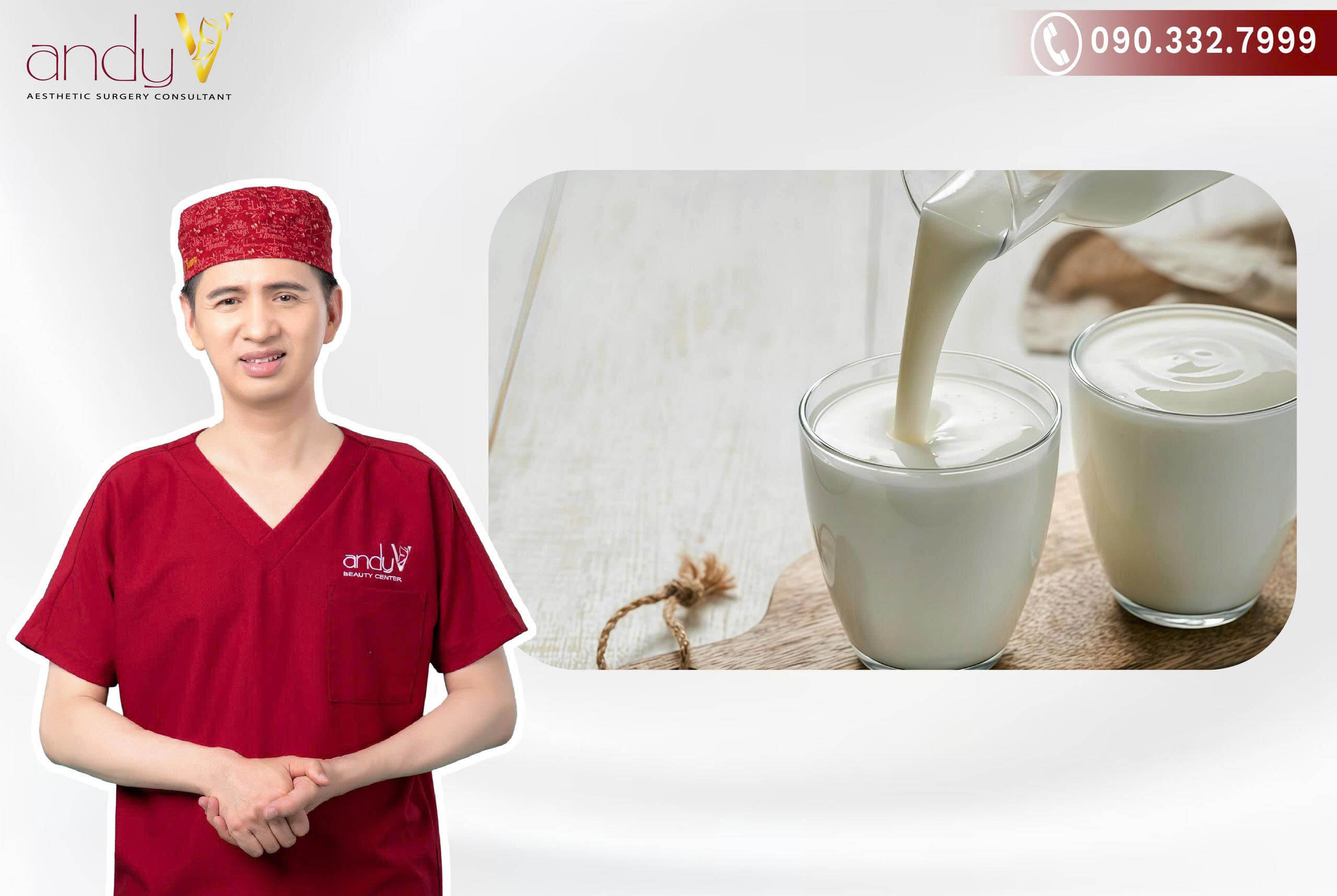Hướng dẫn cách dùng sữa chua không đường nguyên chất trị thâm và làm sáng da an toàn